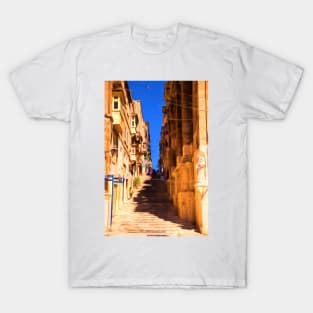 Valletta stairs T-Shirt